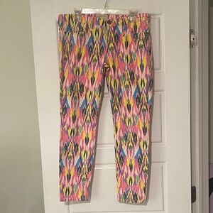 Current/Elliott Stiletto Skinny Multicolor Neon Arrow Jeans NWOT  - Size 31